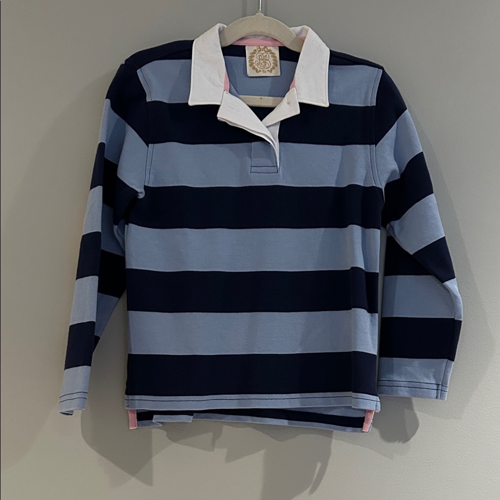 The Beaufort Bonnet Company Striped Long Sleeve Polo